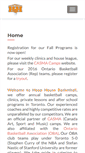 Mobile Screenshot of hoophousebasketball.com